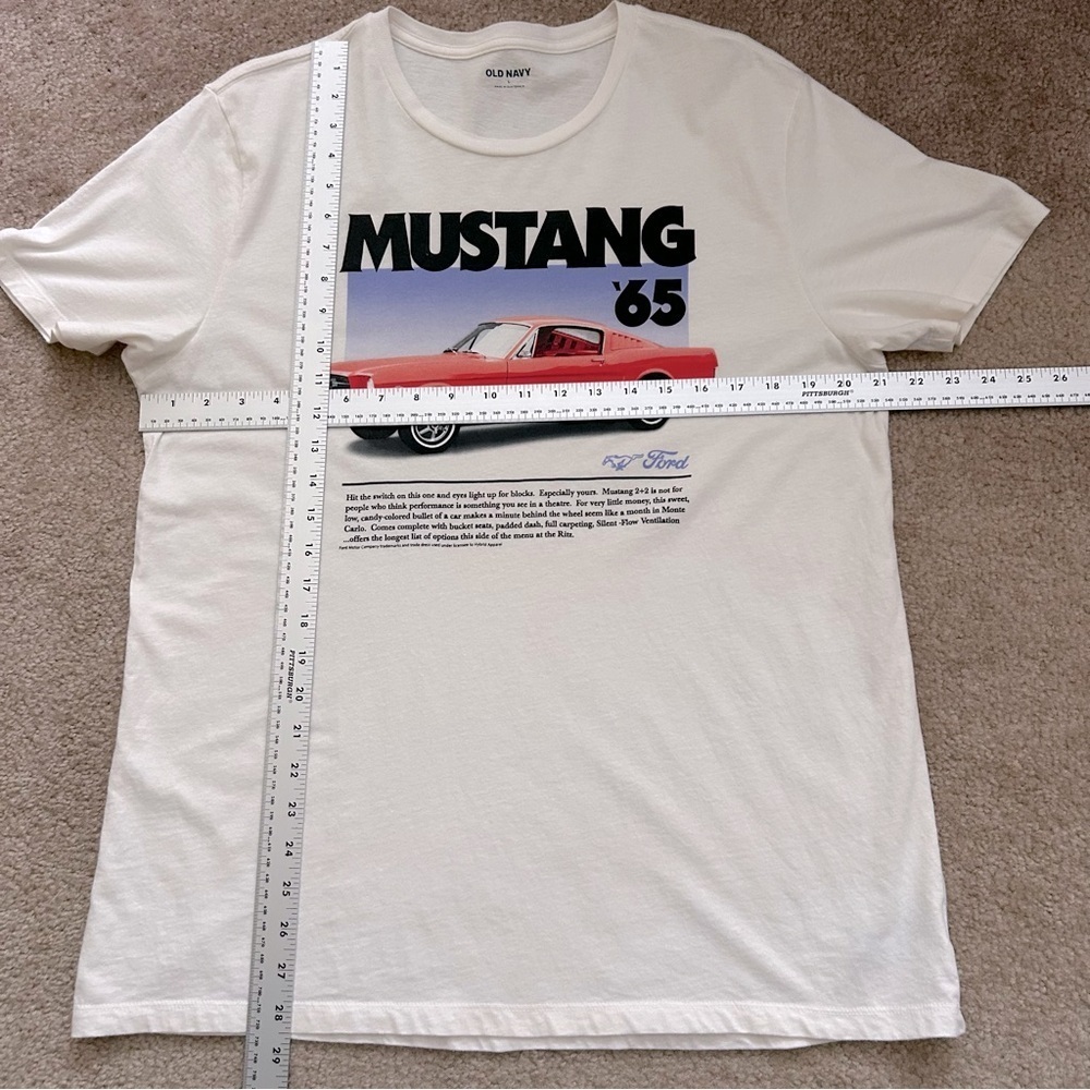 Old Navy Mustang '65 Crewneck Short Sleeve Tee - Picture 5 of 7